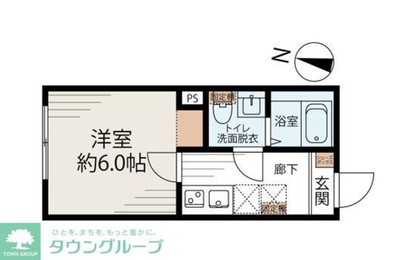 ホワイトキューブ若宮の物件間取画像